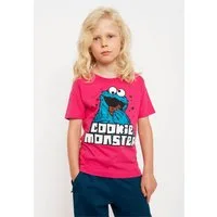 LOGOSHIRT T-Shirt Sesamstraße - Krümelmonster mit coolem Frontprint