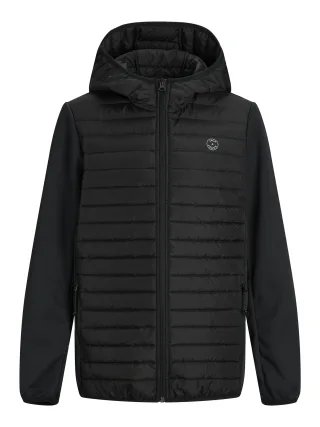 JACK&JONES - JJEMULTI QUILTED JACKET NOOS JNR Black - Gr. - 176