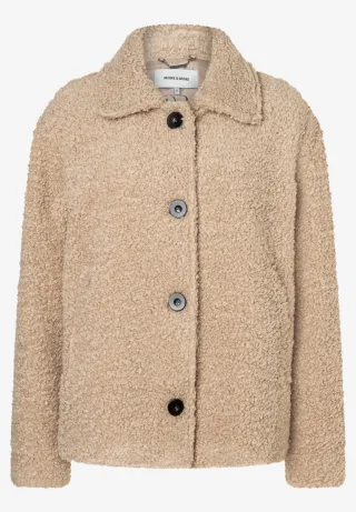 MORE & MORE - Teddy-Hemdjacke beige - Gr. - 36