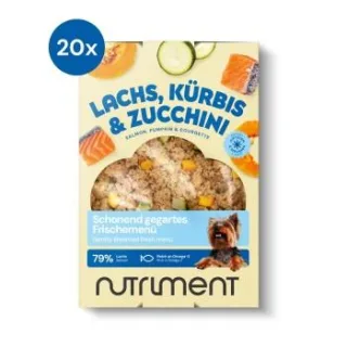 Nutriment Frischemenü Lachs, Kürbis & Zucchini 20x400 g