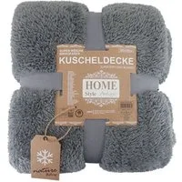 Wohndecke Teddy Kuscheldecke 150 x 200 cm » warme Wohndecke, VewoTex, Kunstfell-Optik, flauschige Mikrofaser Decke