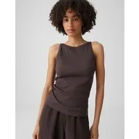 OPUS Kurzarmshirt Izli aus weichem Jersey mit Stretchkomfort Das Trägerdetail unterstreicht den sommerlichen Look