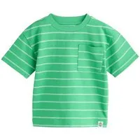 Next T-Shirt Kurzärmliges T-Shirt mit Streifen (1-tlg)