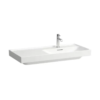 LAUFEN Waschtisch MEDA 460x1000x160 Ablage links 1 Hl. o.Ül. Weiß, H8171170001111 H8171170001111