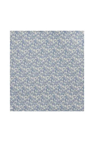 Leevje Musselintuch Blue Flowers