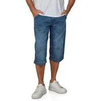 MUSTANG Jeansshorts Herren 3/4 Shorts Freemont Straight Fit Bermudashorts mit Stretch