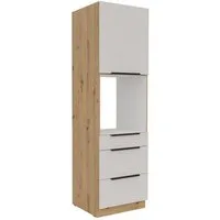 Küchen-Preisbombe Hochschrank 60 cm Küche SOLANO Kaschmir beige Küchenzeile Küchenblock Einbauküche
