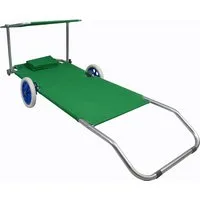 VCM Gartenliege Dach 165x16x65cm, 1