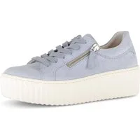 Gabor Plateausneaker, Freizeitschuh, Halbschuh, Schnürer mit zwei Reißverschlüssen