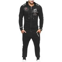 RMK Jogginganzug Herren Trainingsanzug Sportanzug Streetwear Fitness Clubwear Gym, mit Kapuze