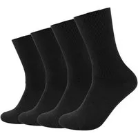 Camano Socken comfort (4-Paar, 4 Paar) superweiche Bündchen, venenfreundliche Socken