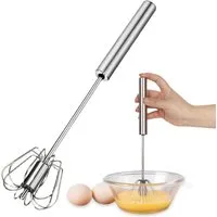 FELIXLEO Schneebesen 10 Zoll Halbautomatischer Schneebesen für die Küche Quirl Küchengerät
