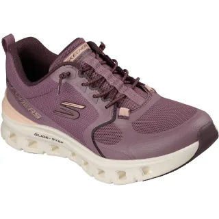 Skechers Glide-Step Pro Textil Damen Plum Netz/Synthetik/Peach Besatz Trainingsschuhe