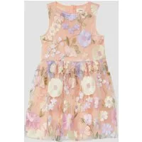 s.Oliver Minikleid Kleid Kurzes Kleid mit besticktem Tüll