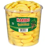 HARIBO Süßigkeit, Haribo Bananas kandierte Schaumzucker mit Bananengeschmack 1050g