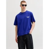 Jack & Jones Rundhalsshirt JORNORREBRO TYPO TEE SS CREW NECK NOOS Baumwolle, relaxed fit
