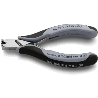 KNIPEX Elektronik-Vornschneider ESD - 6412115ESD