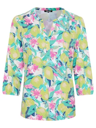 Olsen - T-Shirt Long Sleeves pool blue - Gr. - 44