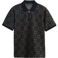 Next Poloshirt Gemustertes Poloshirt (1-tlg)