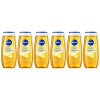 Nivea Duschgel Summer Happiness Duschgel 6 x 250 ml + Vitamin C, E und NIVEA Sun-Duft, 6-tlg., mit Vitamin C, E und NIVEA Sun-Duft