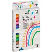 Kreul Textilmarker Textilmarker medium junior, 12er-Set