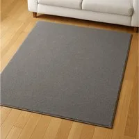 TaCa Home Teppich Kurzflor-Teppich Uni, rund, Höhe: 9 mm, Wohnzimmer Schlafzimmer Esszimmer, anthrazit - 160 x 160 cm