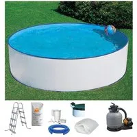 KONIFERA Rundpool USEDOM 3 (Komplett-Set, 7-tlg), Höhe 90 cm, in versch. Größen erhältlich