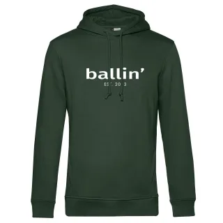 Basic Hoodie von Ballin Est. 2013 in der farbe Grun und in größe XS.