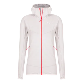 SALEWA - Casis Polarlite Kapuzen Jacke Damen - Weiss (Gr.42)