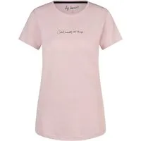 By Louise Pyjamaoberteil Damen Pyjamashirt Kurzarm (1-tlg) Baumwolle