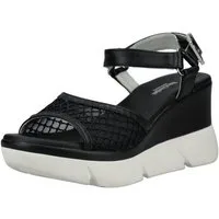 Nero Giardini Nero Giardini Sandalen Leder/Textil Keilsandalette