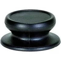 Karl Krüger Knopf BACKOFFEN-KNOPF, Kunststoff, Schwarz, 6.3 cm