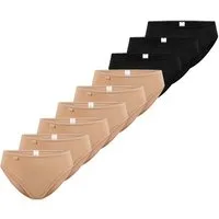 sloggi Tai-Slip 9er Pack 24/7 Cotton (Spar-Set, 9-St) Tai Slip - Baumwolle - Atmungsaktiv - Perfekter Sitz