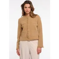 Rino & Pelle Cardigan VANNA Kuschelfleece mit Knopfverschluss und aufgesetzten Taschen
