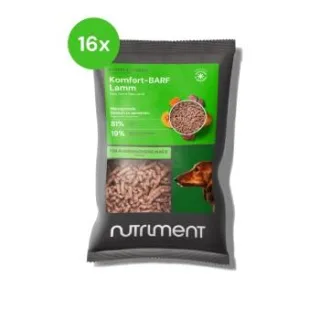 Nutriment Komfort-BARF Menü Lamm, Kürbis & Chicorée 16x1 kg