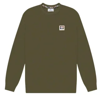 Aquascutum Active Patch Crewneck Army Green