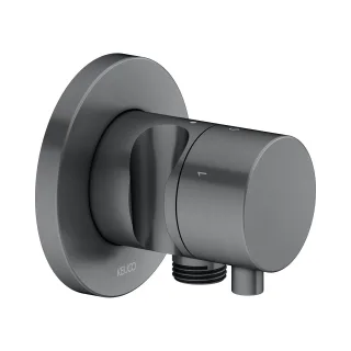 Keuco 3-Wege Ab-u.Umstellv.IXMO Comf.59549, Schlauchan./Brauseh.rund,Schwarzchr.geb., 59549131201 59549131201