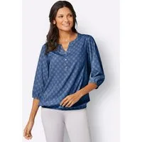 Sieh an! Klassische Bluse Schlupfbluse 3/4-Arm