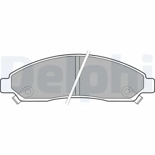 Delphi Bremsbel?ge vorne Isuzu D-Max LP2037