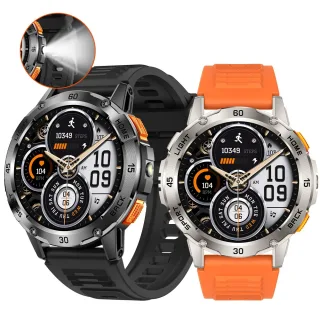 BlitzWolf BW-AT7 1.53-inch Screen Built-in Flashlight bluetooth Call Heart Rate Blood Oxygen Monitor Sleep Monitoring Br
