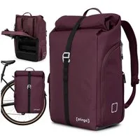 otinga Fahrradtasche Flip V3 Fahrradtasche Rucksack Wasserdicht Gepäckträgerhalterung, 34L Gepäckträgertasche mit Rucksack, Radtasche, in 3 Sekunden umgebaut