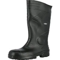 teXXor PVC-Sicherheitsstiefel S5 "BASIC" schwarz Sicherheitsstiefel