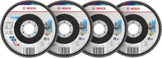 Bosch X451 Fächerschleifscheiben 125mm, T27, 15-teiliges Set - 2608626166