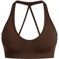 Smilodox Sport-BH Daline, Nahtloser gepolsterter Trainings-BH mit herausnehmbaren Cups Atmungsaktiv mit Racerback Design, Fitness Yoga Training