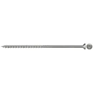 Fischer Spanplattenschraube PowerFast 6,0x200 FPF-ST A4P, Senkkopf TX, A4, Teilgewinde - 657407
