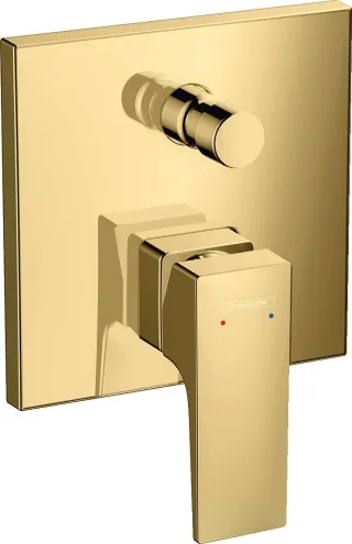 Hansgrohe Wannenmischer Unterputz Metropol Fertigset Polished Gold-Optik, 32545990 32545990