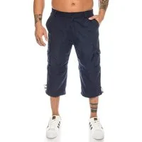 Kendindza Collection Cargobermudas Bermuda Shorts Herren Kurze Hose 3/4 Hose Cargo Taschen abnembare Beine kurze Hose Herren Cargoshorts Sommer
