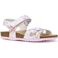 Geox J ADRIEL GIRL Sandale Kinderschuh mit Klettverschluss, Größenschablone zum Download