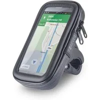 Forever Smartphone-Halterung BH-100, (bis 6,5 Zoll, Wasserdichte Fahrradhalterung mit Touch-Folie und Drehfunktion)