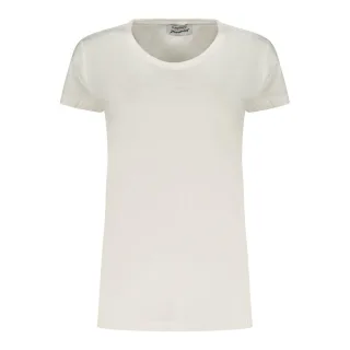 Freddy Weißes Baumwoll-T-Shirt für Damen